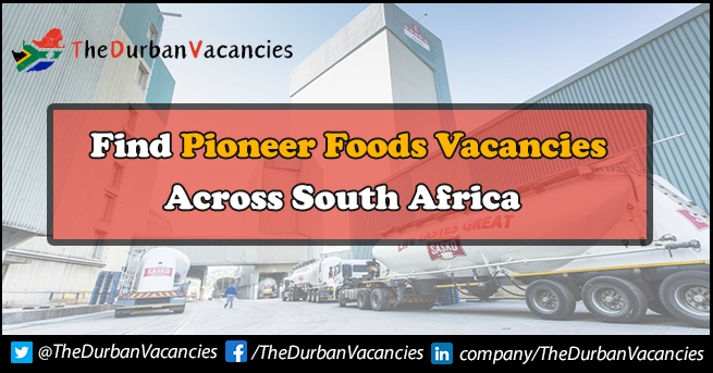 Pioneer Foods Vacancies | Jobs Are Available For Talented Candidates Pioneer Foods Vacancies