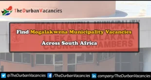 Mogalakwena Municipality Vacancies