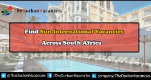 Sun International Vacancies